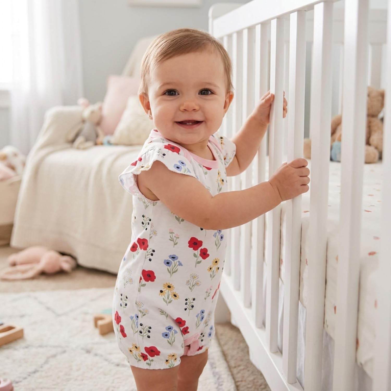 Baby Boy Rompers Short Sleeve Cotton Toddler Rompers Graphic Print Baby Clothes One-Piece Outfit - Image 2