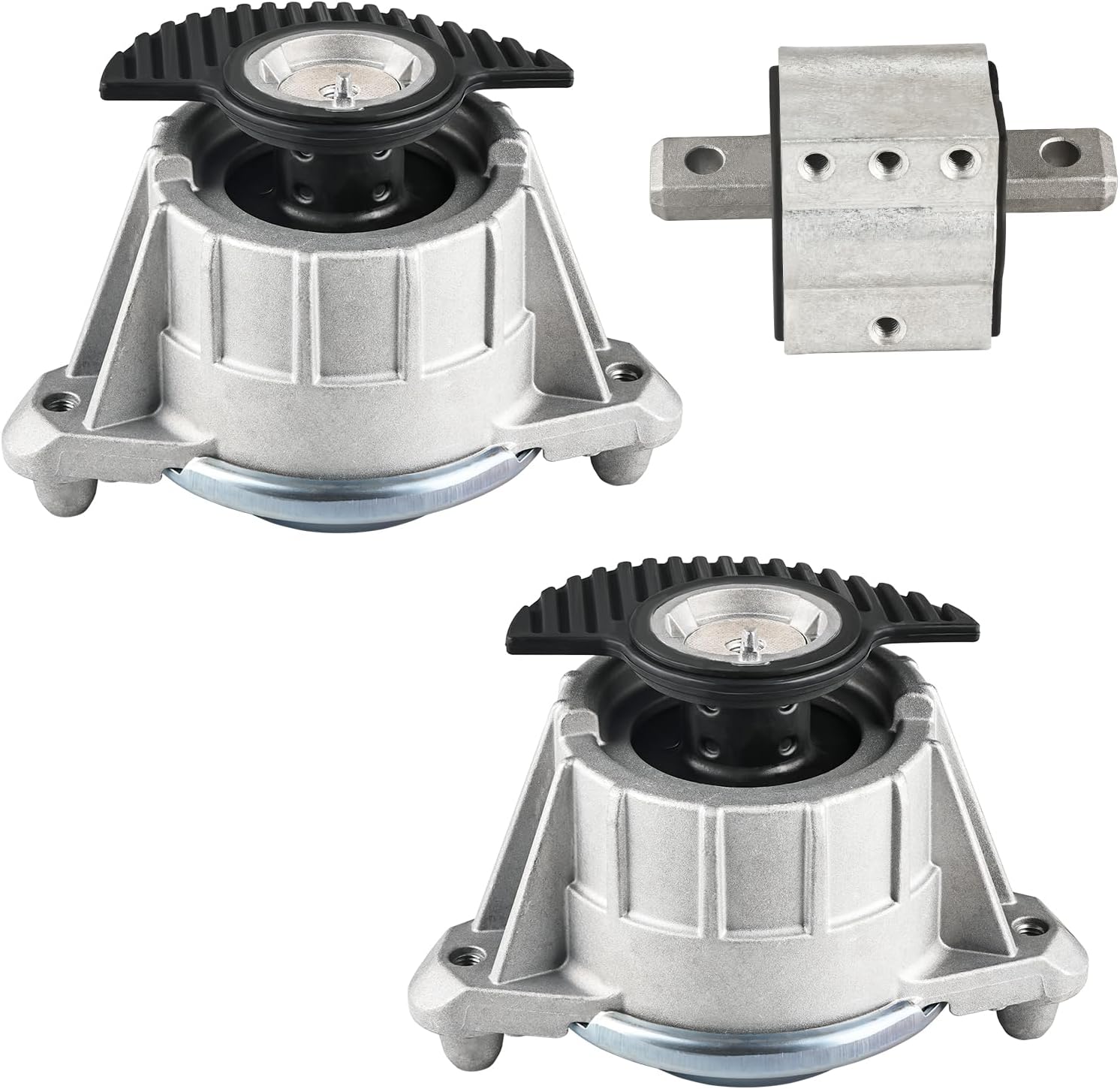 JDMON 3Pcs Engine Motor & Transmission Mount Kit Replacement for Mercedes-Benz C230, C250, C300, C350, E350, E400 2008-2017 RWD, Auto Transmission Compatible with A4017, A7098, 2042400917,1402401318