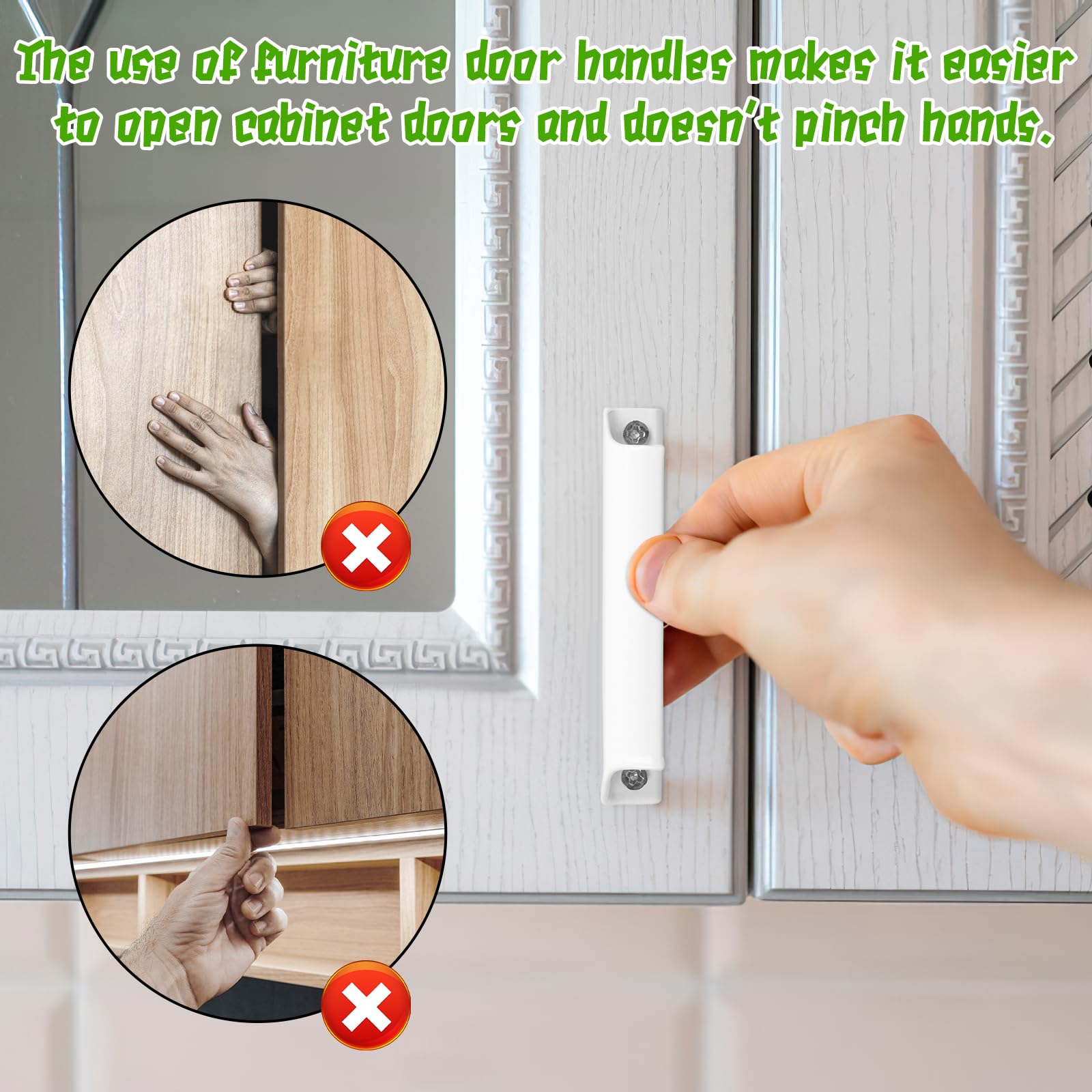 Noir - 200mm Poignée De Porte Coulissante En Aluminium Poignée De Porte En Verre De Balcon Poignée De Porte De Meuble De Salle De Bain Poignée De Port | Leroy Merlin