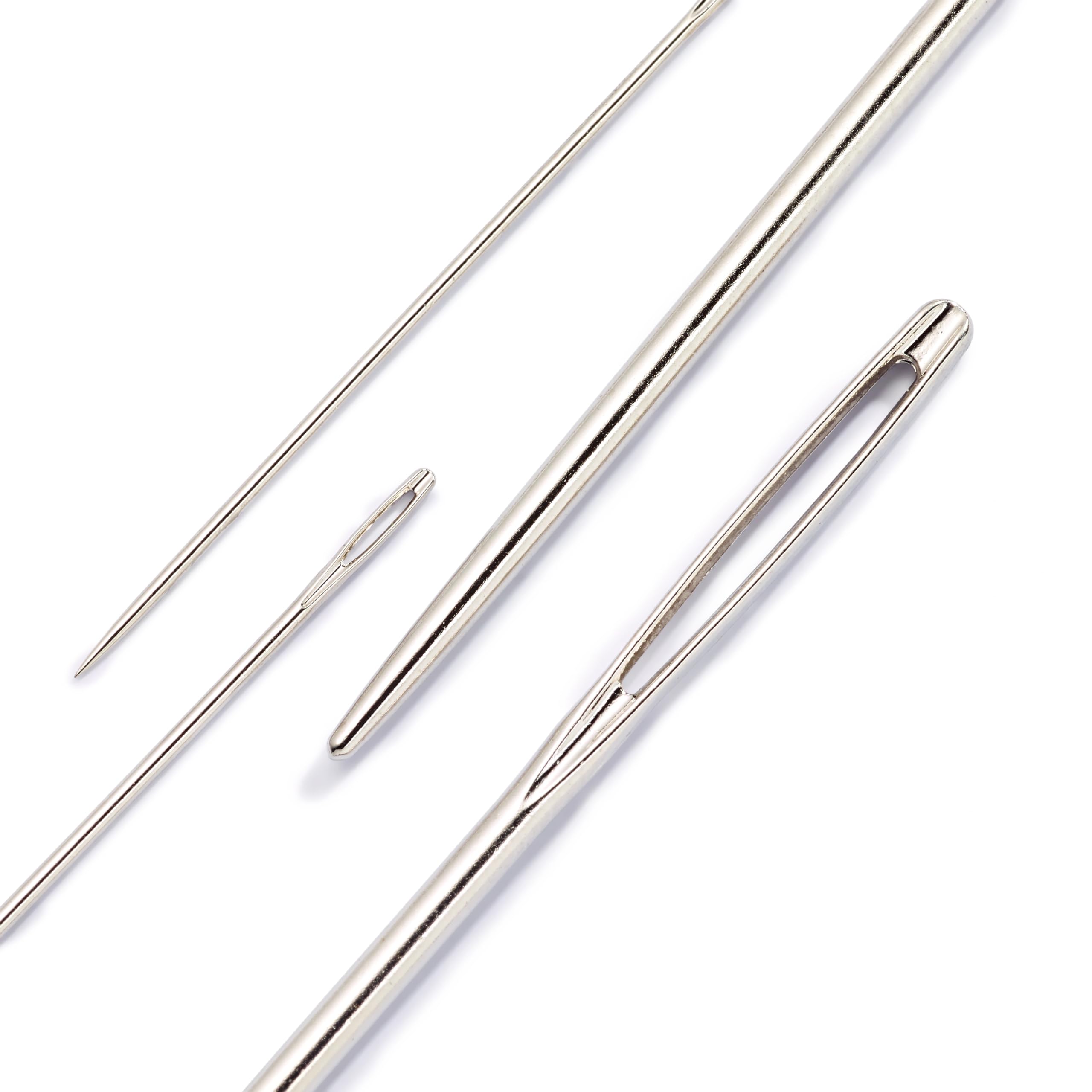 Aghi Per Bambola TSL - 10 Pezzi, Argento, 120 Mm X 1.1 Mm, In Custodia