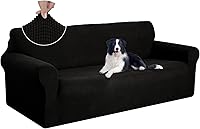 Vista 102 de U-NICE HOME Funda para sofá biplaza elástica, cubierta para sofá, funda para sillón, protector de muebles para sofá con 2 cojines, funda para sofá