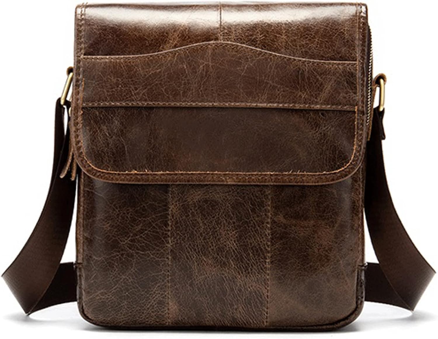 Messenger Bags Men's Leather Bag Large Capacity Shoulder