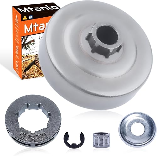 3/8" Sprocket Clutch Drum Bearing Kit for Stihl MS251 MS170 MS180 MS231 MS241 MS210 MS230 MS250 Chainsaw Washer Eclip Replacement Parts