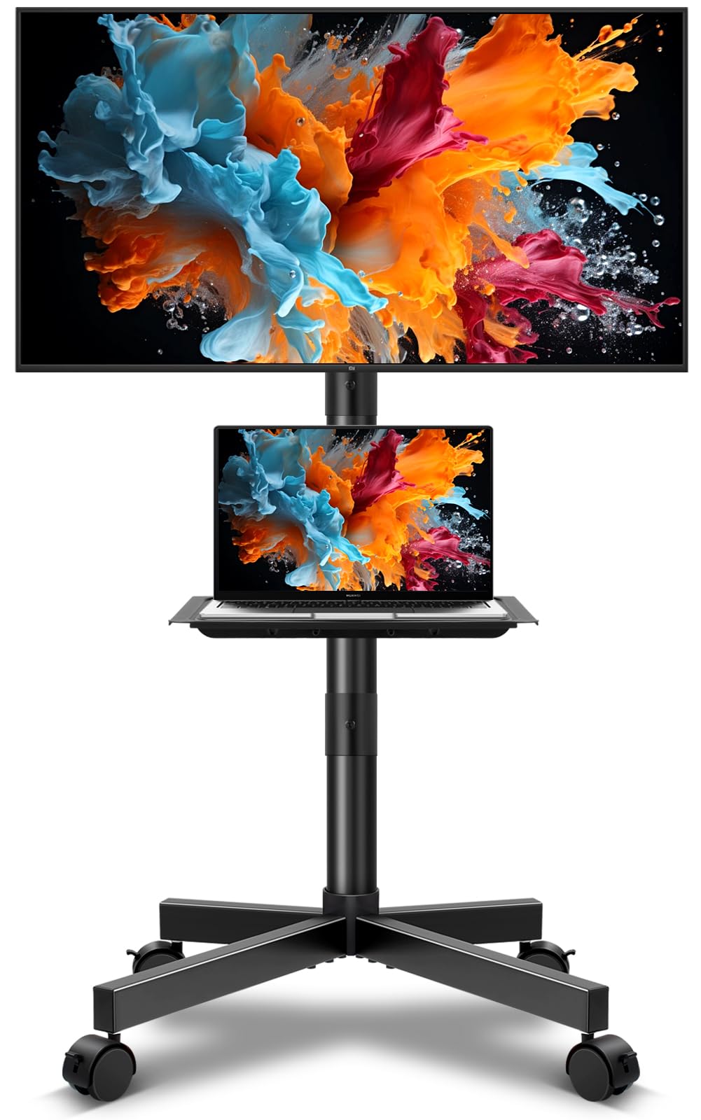 Support TV mobile universel WKWKER résolvant les problèmes de reflets - 8