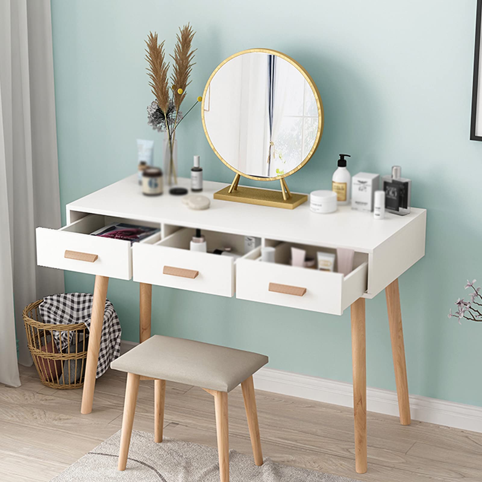 Miroir Cosmétique Miroir Sur Pied De Bureau Miroir Vintage Irrégulier Miroir Cosmétique Miroir Sur Pied De Bureau Miroir Vintage Irrégulier
