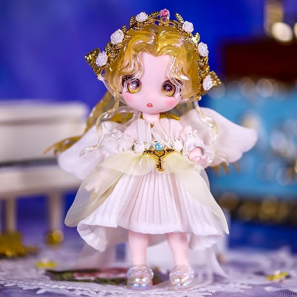 ICY Fortune Days 13cm bjd 人形 - アニメスタイルの人形セット、ギフト、装飾、DIY エクササイズ、コレクションに最適、女の子の人形 8+(Libra) - 3