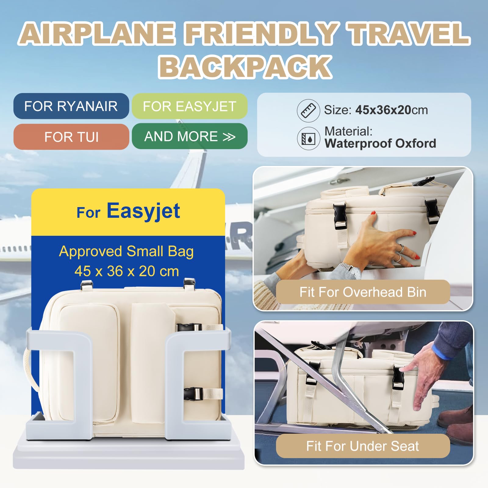 SZLX Zaino da viaggio grande da donna da viaggio zaino da escursionismo sportivo da esterno impermeabile zaino da scuola casual laptop da 14 pollici con porta di ricarica USB scomparto per scarpe