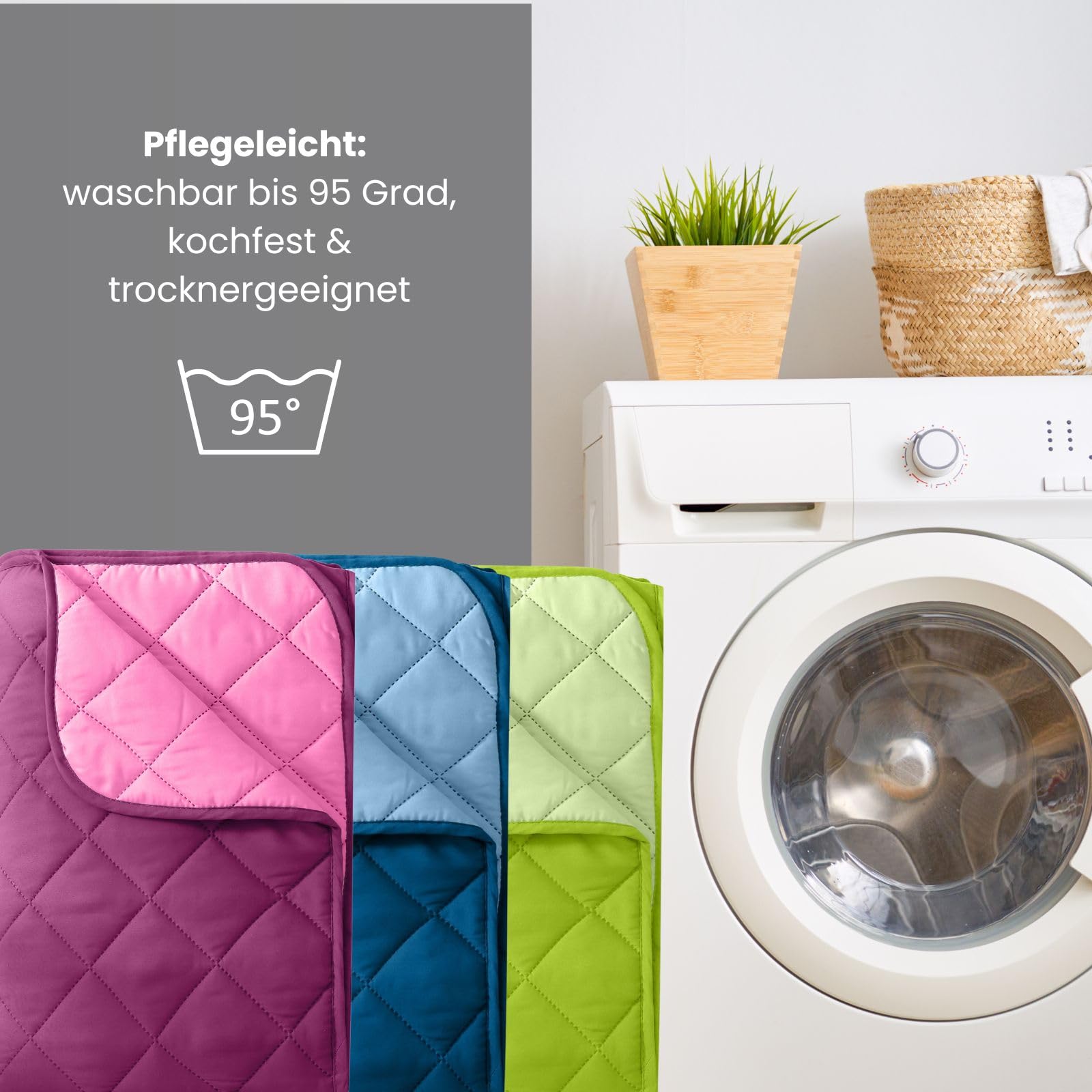 Driezits-relaxbank van microvezel en grijs en wit kunstleer BRODY
