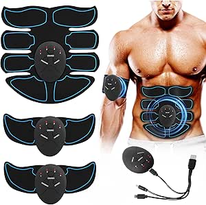 Elettrostimolatore Muscolare EMS - Cintura Addominale Ricaricabile USB, 8 Modalità, 19 Livelli - Foto 10