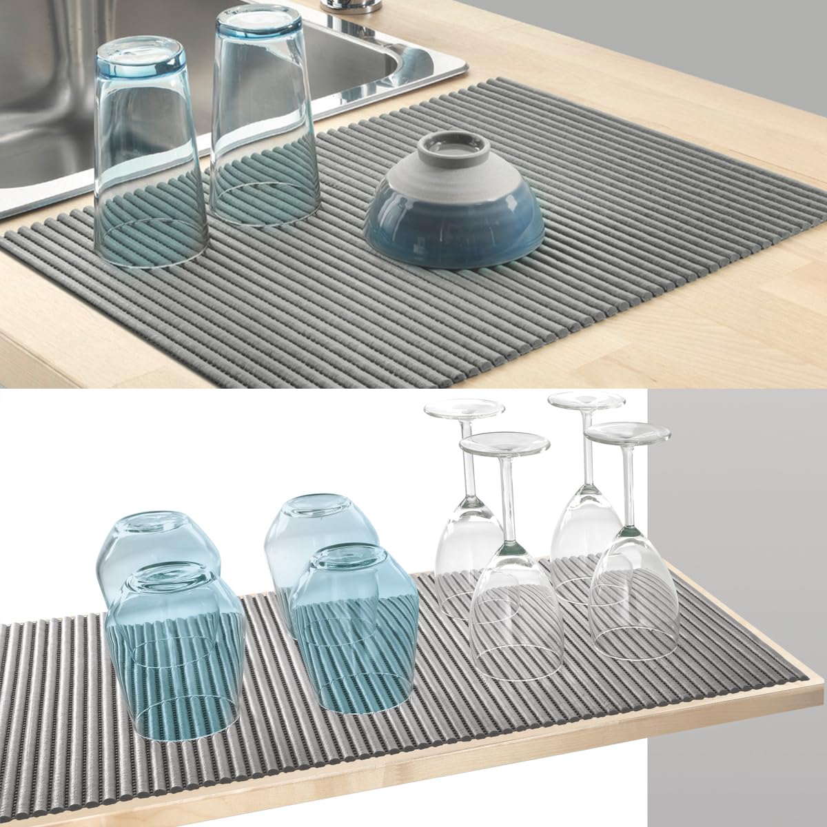 Metaltex Sink Liner - Cut to Fit Protective Mat -2 Metaltex Sink Liner - Cut to Fit Protective Mat -2