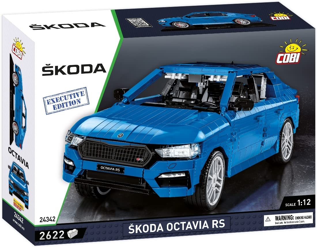 Amazon.com: BRICKCOMPLETE COBI Set of 2: 24342 Skoda Octavia IV RS