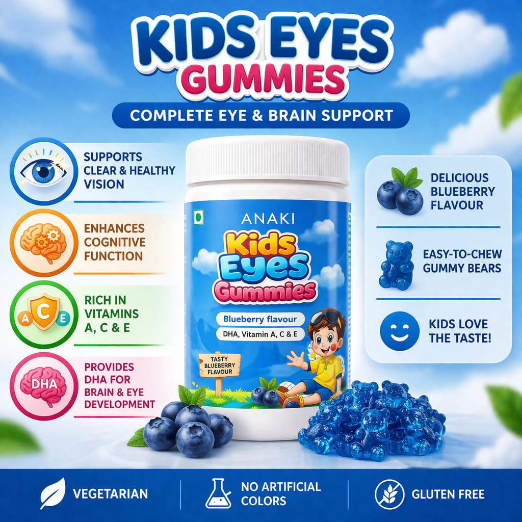 Anaki Kids Eyes Gummies for Vision Support | Lutein, Vitamin A & Zinc | Eye Health Supplement for Kids | Tasty Chewable Gummies | 30 Count — Amazon image 6