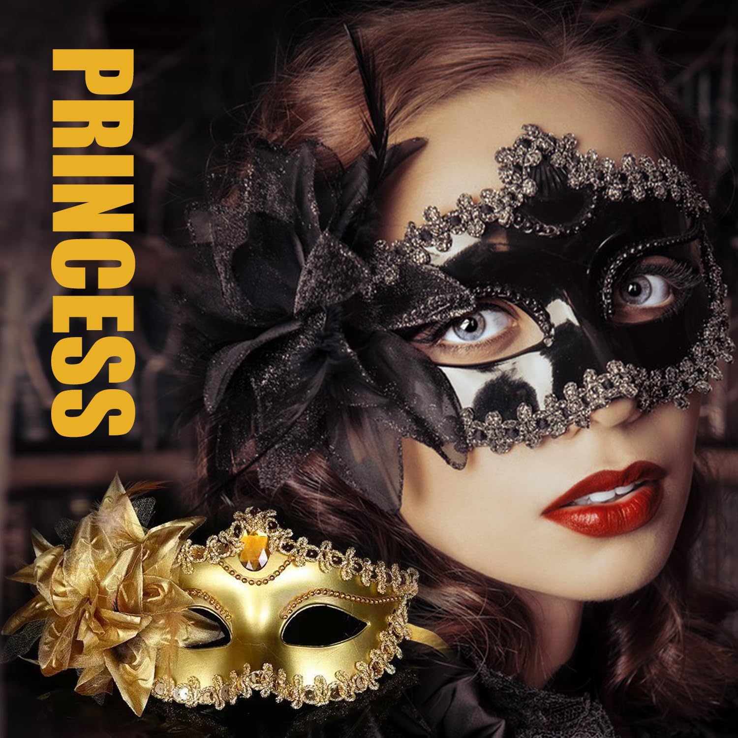 Masquerade Mask for Women Venetian Halloween Carnival Masks for Party Prom Ball - Image 6