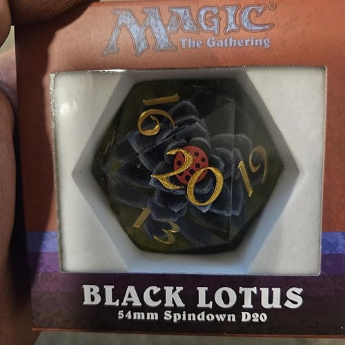 Amazon | 54mm d20 MTG Black Lotus Spindown | ダイス・サイコロ