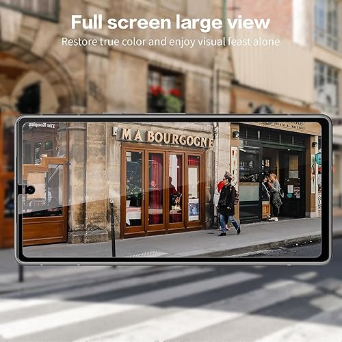 Miniatura 7 de QUESPLE Paquete de 2 cobertura completa Protector de pantalla de privacidad para iPhone 12 y iPhone 12 Pro 5G de 6.1 pulgadas, película de vidrio