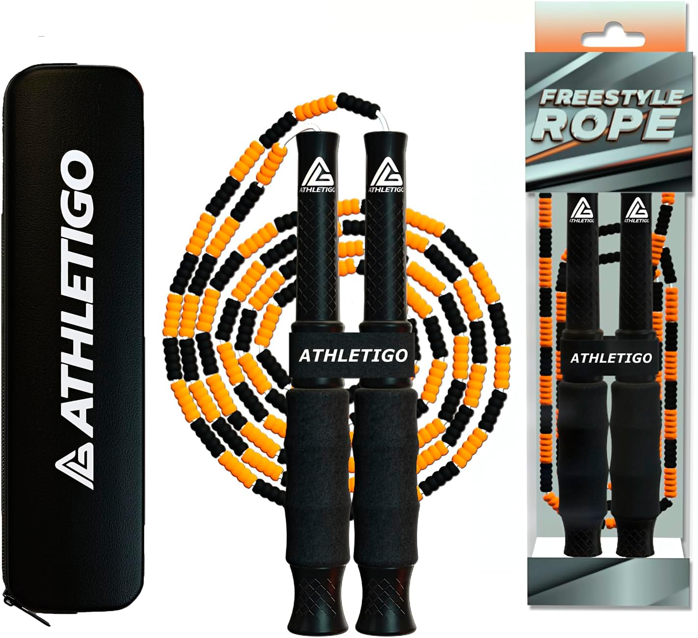 Freestyle Rope – Jump Rope for man, Fitness, Calisthenics, Cardio, Gym, and Double Unders – Comfortable Handles with High-freestyle rope