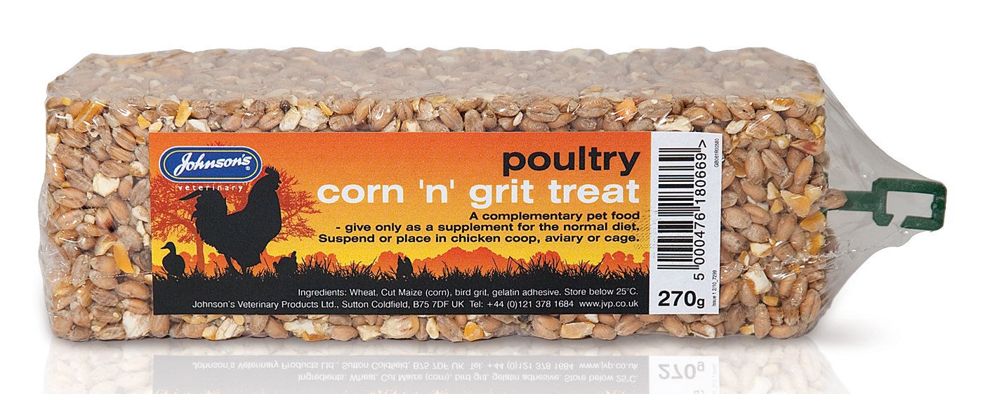 Johnsons Poultry Corn 'n' Grit Treat 270g (Bulk deal of 10) 2700g