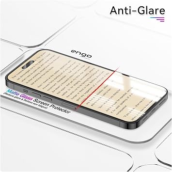 Matte Screen Protector Nano Transparent Compatible with Engo Samsung Galaxy S23