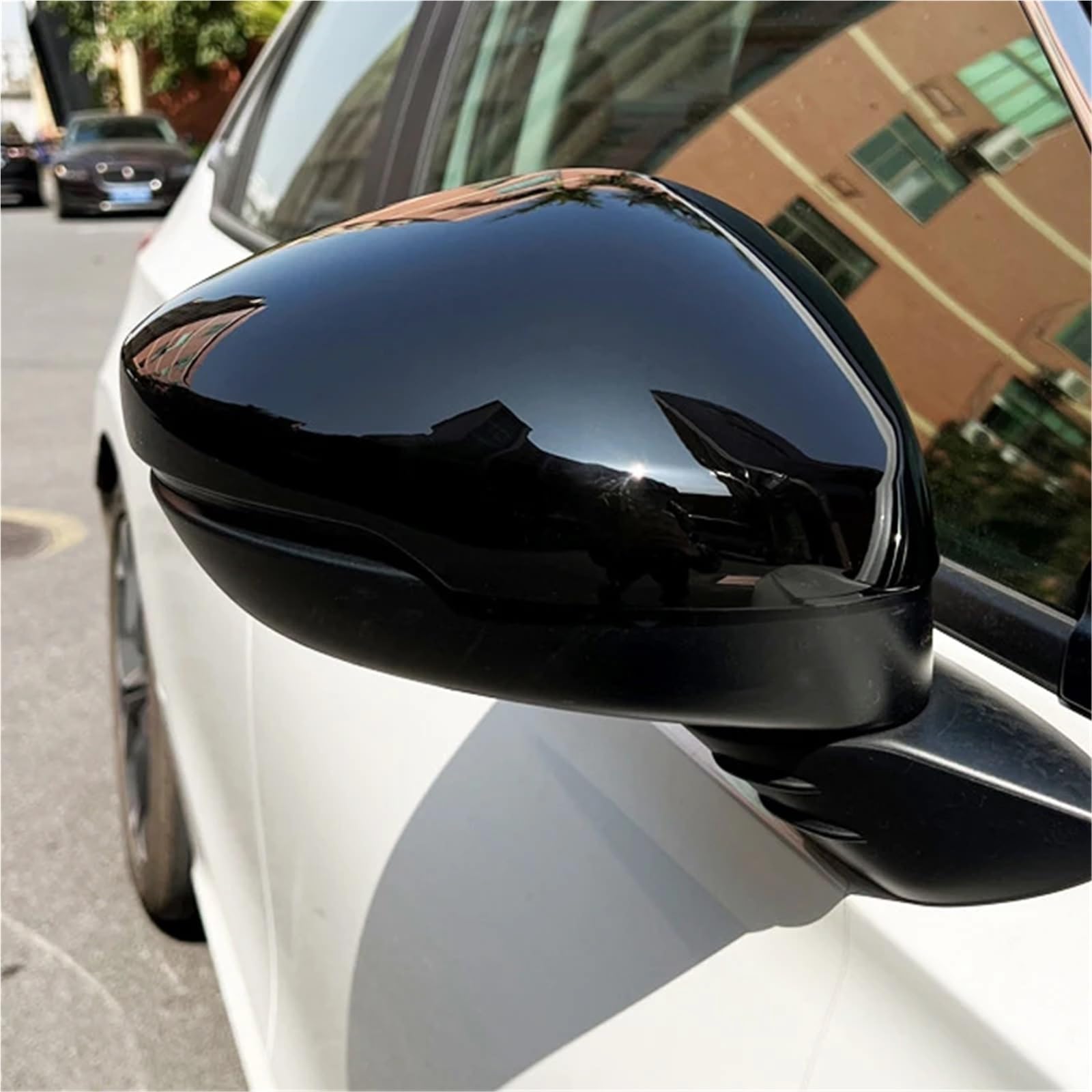 Auto Spiegelkappen Für Civic 11. 2022 2St | Autotür-Rückspiegelabdeckung, seitlich, Carbon-Stil, Rückansicht(Carbon)