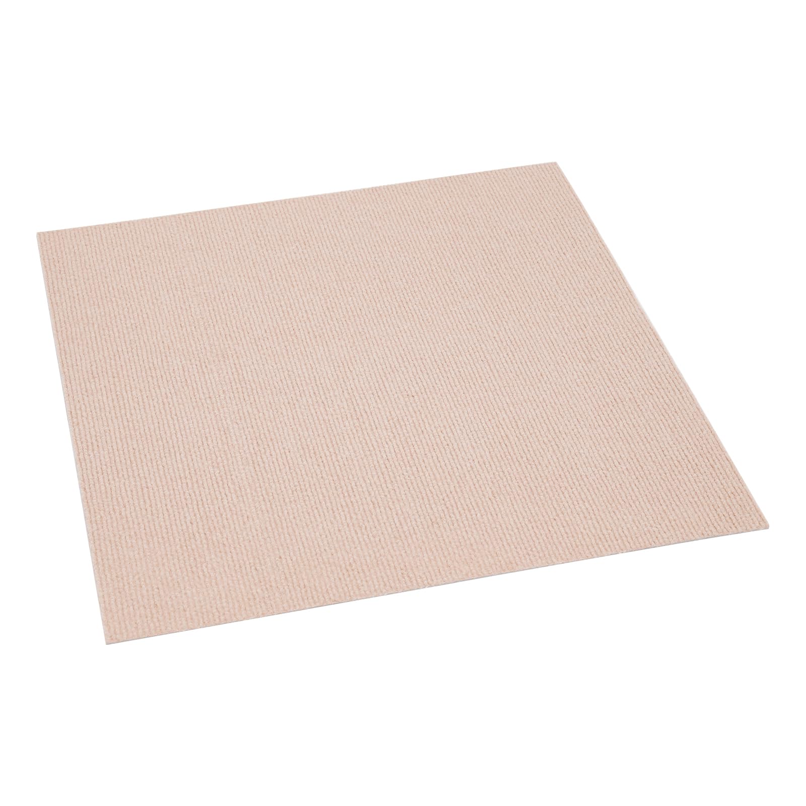 Teppichfliesen 20 Stück Set, 50x50 cm Teppichboden Dicke 3,5mm aus strapazierfähigem Stoff und TPR für Haus & Büro (B)