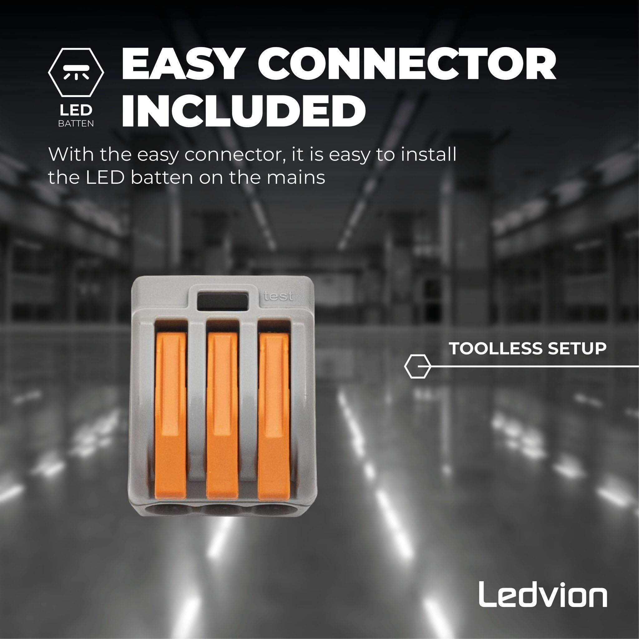 Ledvion - 10X Tubos LED Batten T8 de 120cm (30W, 6500K, 4800 lúmenes), LED Integrado, Blanco Luz de Día, Luz Brillante, Lámpara de Techo