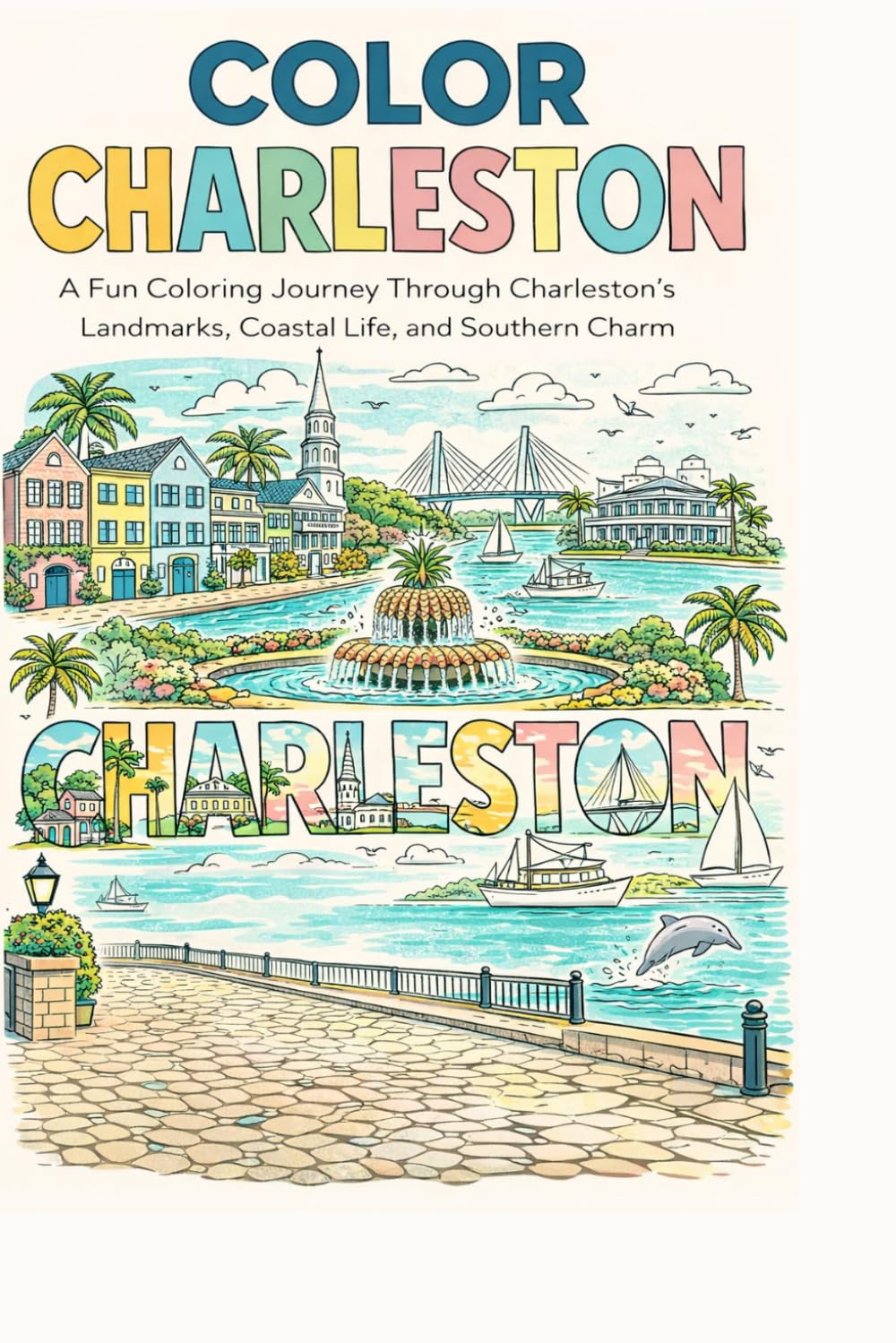 Color! Charleston: A Fun Coloring Journey Through Charleston’s Landmarks, Coastal Life, and Southern Charm