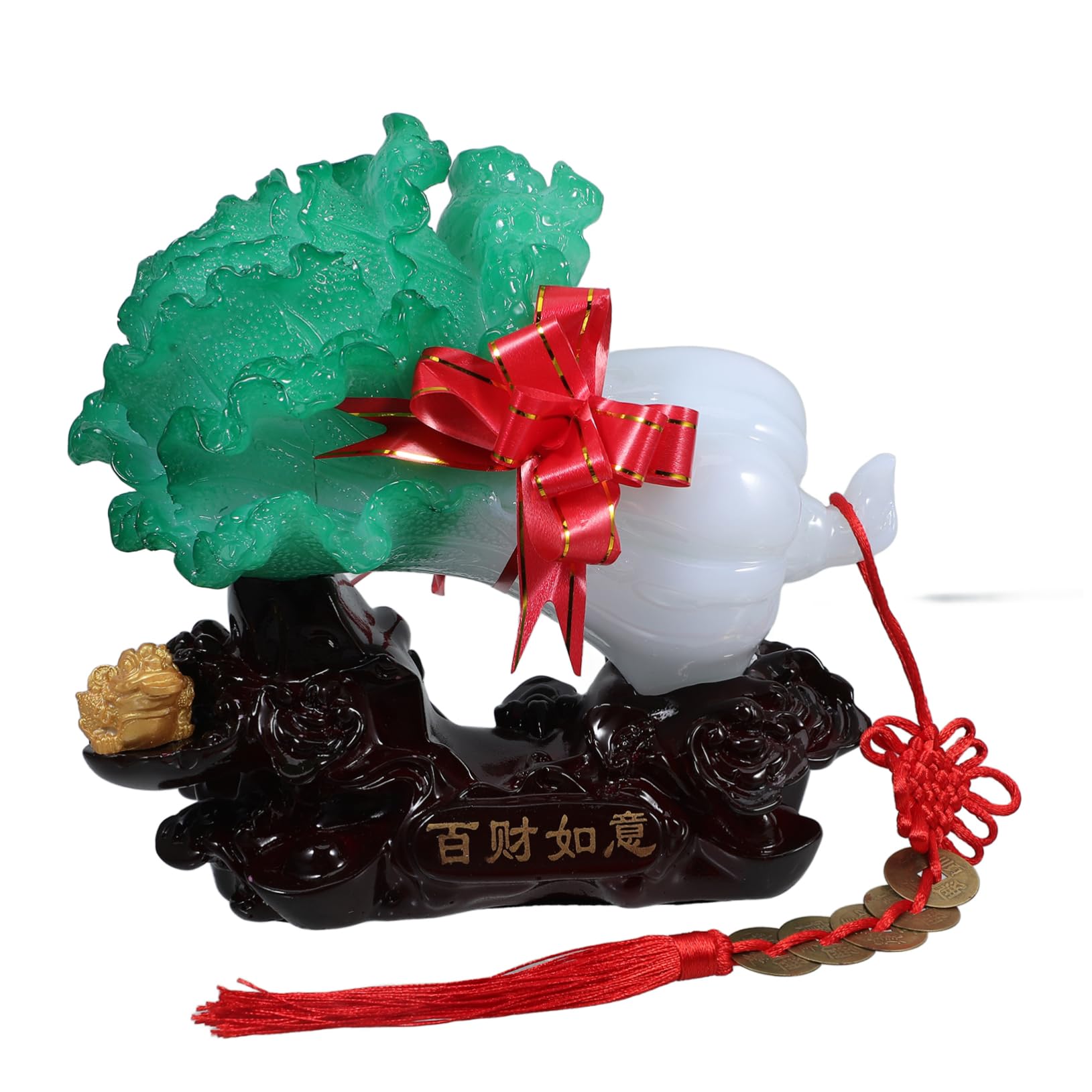 Chou en résine imitation plante pour décoration de bureau et maison