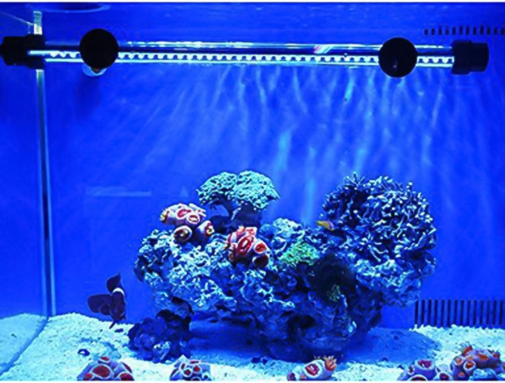 Aquarium Fish Tank Light Aquarium Decoration Submersible Lighting 30 LED 2w 28.5cm Blue Waterproof Flood Lights Bar for Fish Tank by gaoguangshang