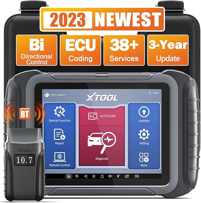 XTOOL D8BT Diagnostic Scan Tool with 3Year Free Update, 2023 Newest