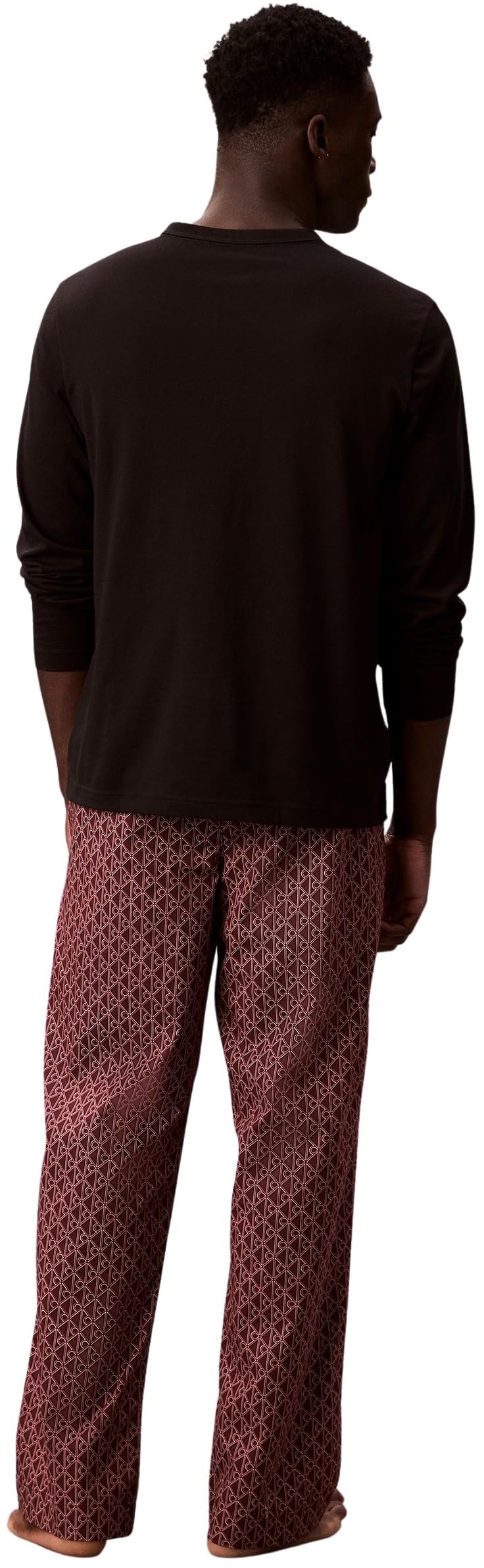 Calvin Klein Set de pijama Hombre Tee Pant Set largo