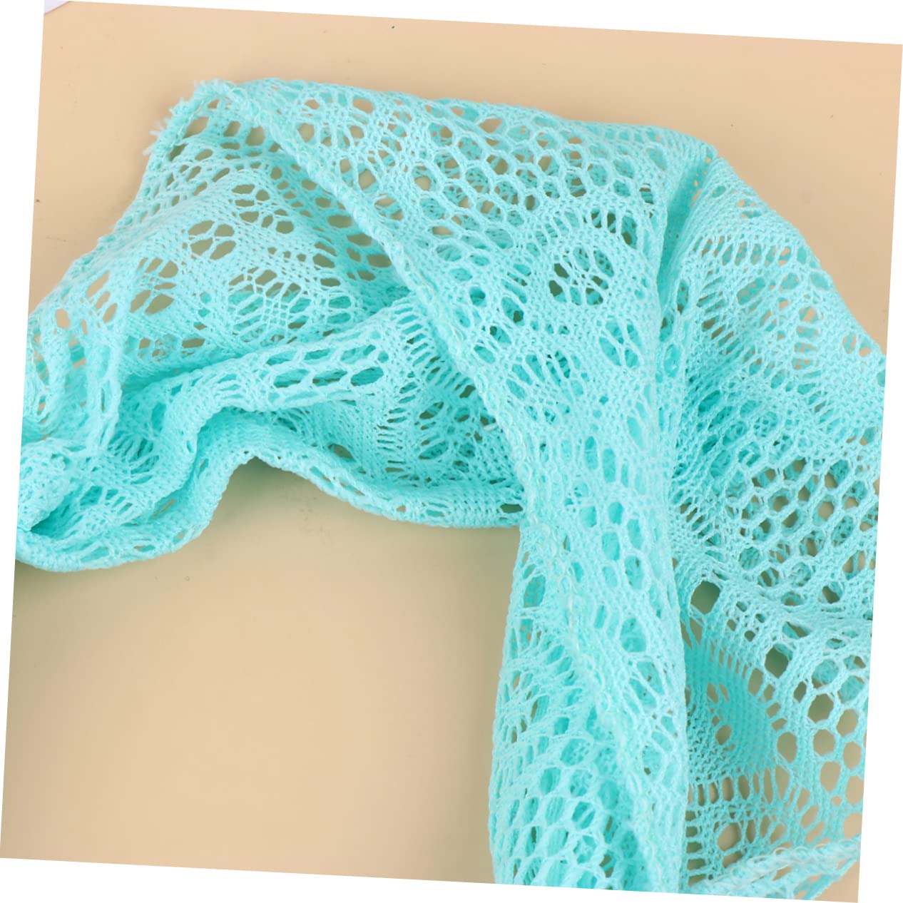 FRCOLOR 4pezzi Fasce Elastiche Pizzo Floreale Per Donne e Ragazze Design Chic e Delicato Blu Accessori Eleganti Per Cerimonie e Occasioni Speciali