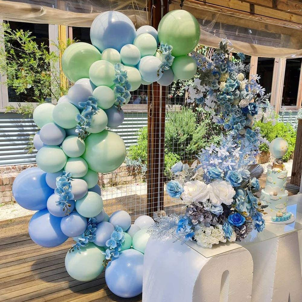 Mint Green Balloons Garland Kit, Birthday Party Decorations Balloon