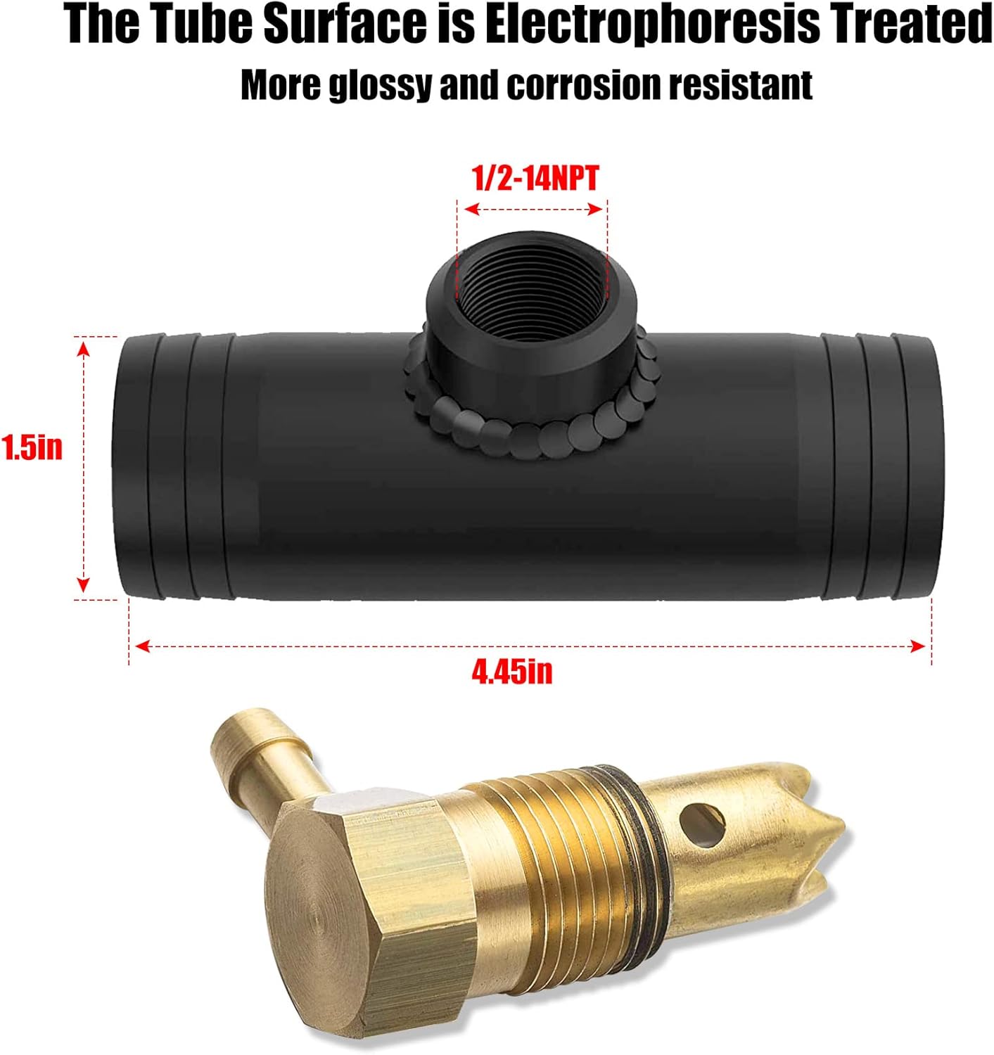 1 3/4" Diesel Auxiliary Tank Install Kit for Gravity Fueled Auxiliary Fuel Tank and Newer Models with 1¾" Fill Cord Fit for Dodge Diesel Trucks 2013-Current Replace 11408