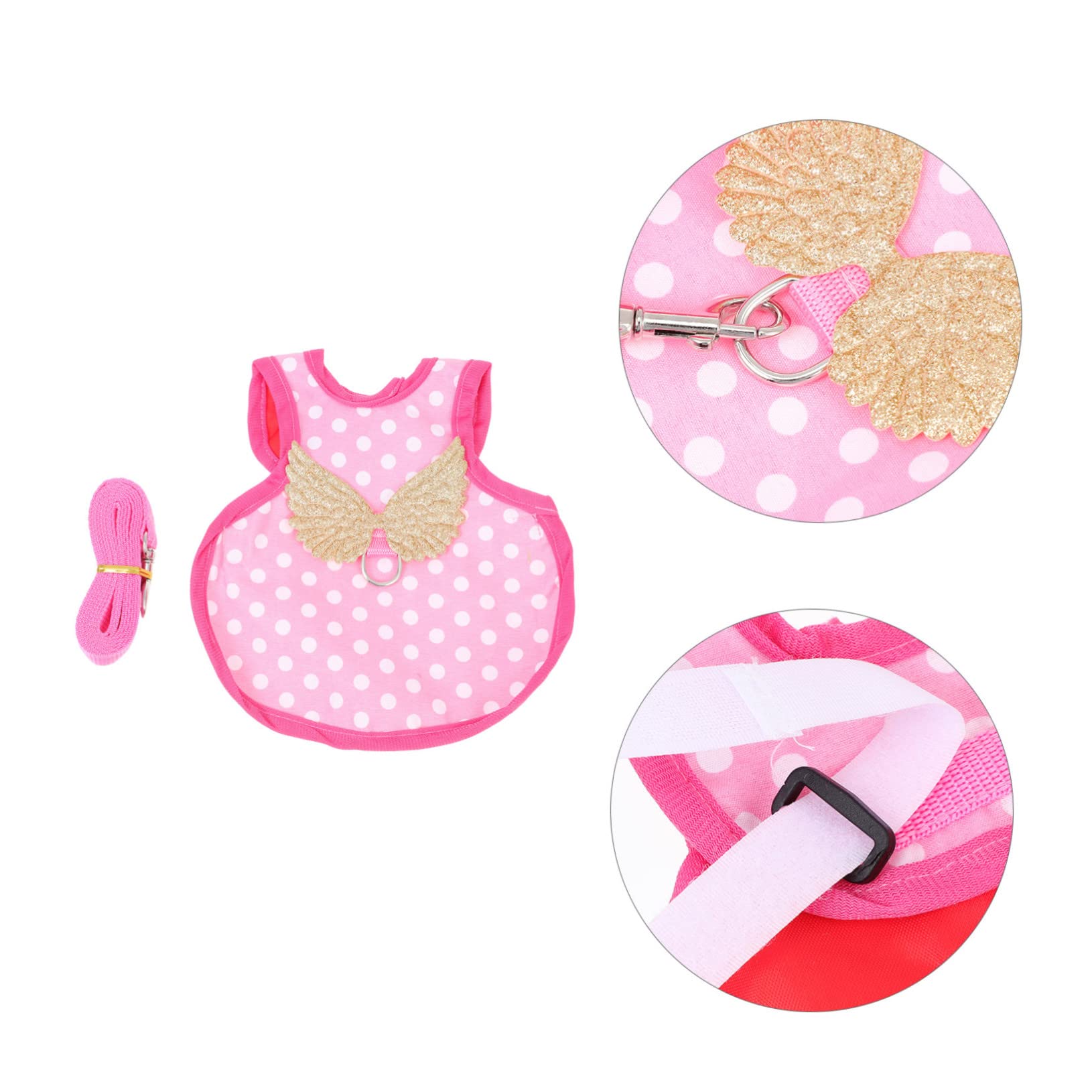 Happyyami Adorable Chicken Harness Leash Comfortable Vest for Chickens Durable and Breathable Design for Outdoor and Party Use