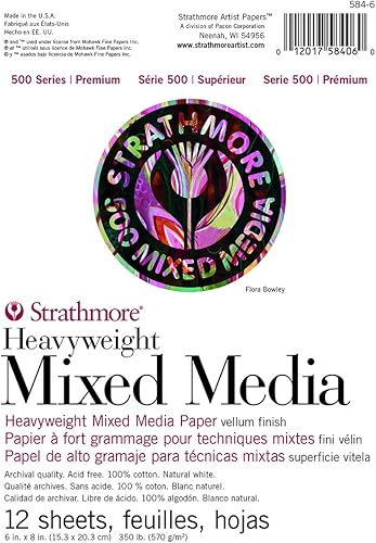 Miniatura 10 de Pro-Art (564-11 500 Series Tablero Mixto, Vellum, 11"x14", 4 hojas