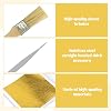 100 Sheets Gold Leaf,100 Sheets Edible Gold Leaf,Imitation Gold Leaf Edible for Cakes,Gold Paper,Gold Leaf Kit with Brush Tweezer,Foil Art for Cakes,Crafts,Resin Art,Furniture,Canvas, Decorating