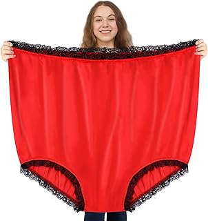 HOMQYTE Granny Panties Gag Gifts for Women, Funny Giant Novelty Undies White Elephant Gift for Adults Prank