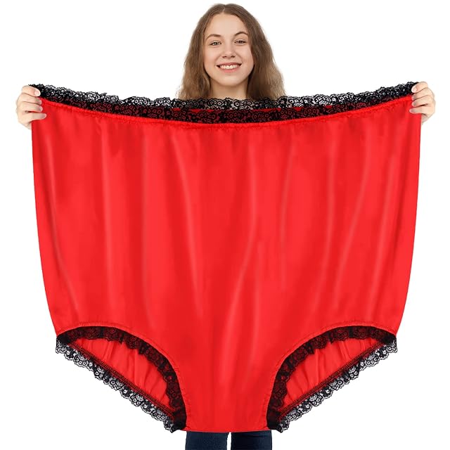 HOMQYTE Granny Panties Gag Gifts for Women Funny Giant Novelty Undies White Elephant Gift for Adults Prank