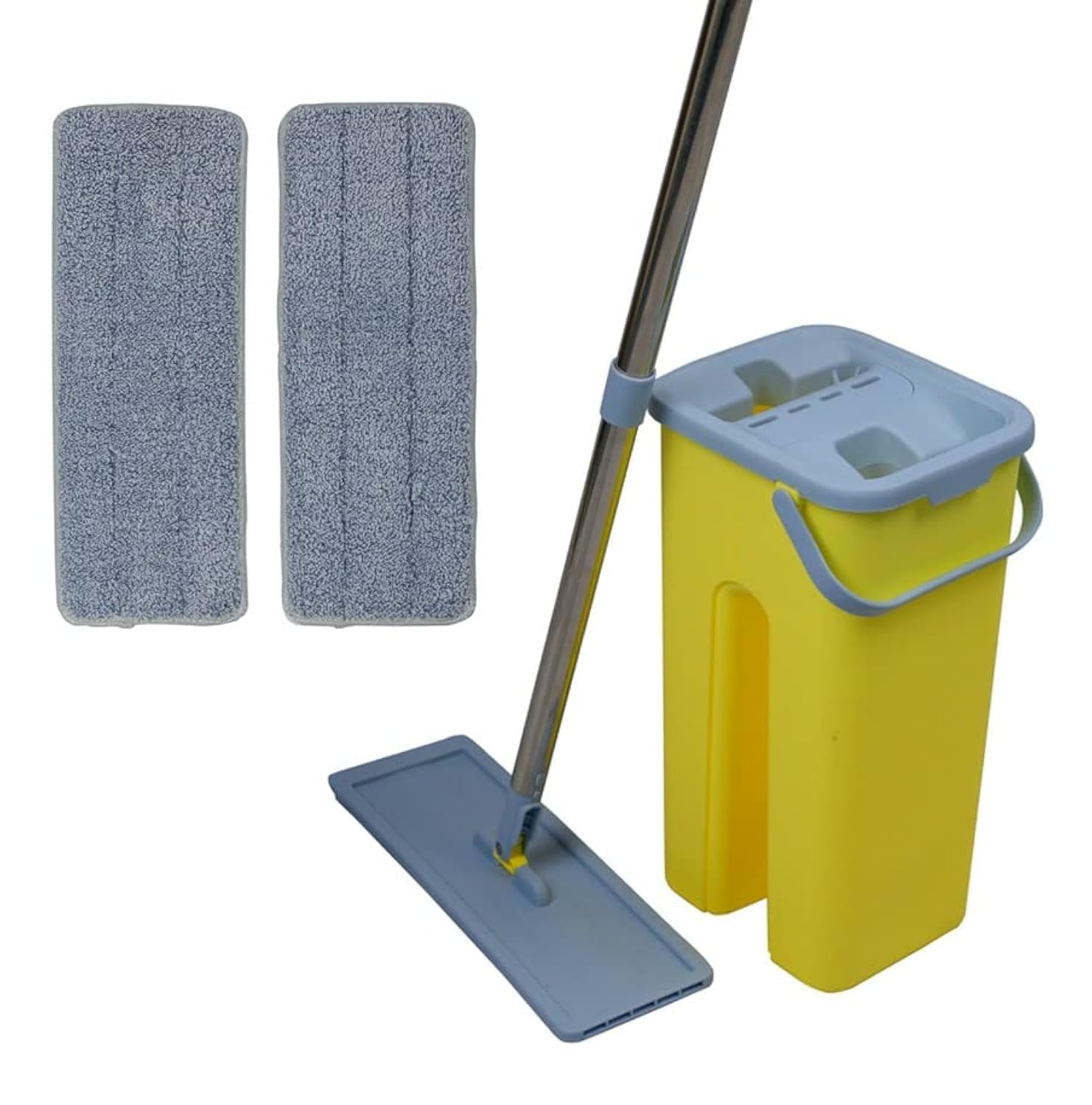 Esquire Stainless Steel 5L Yellow Bucket Flat Mop With An Additional Microfiber Refill Pad (B0BJ735CV6) Amazon Price History, Amazon Price Tracker