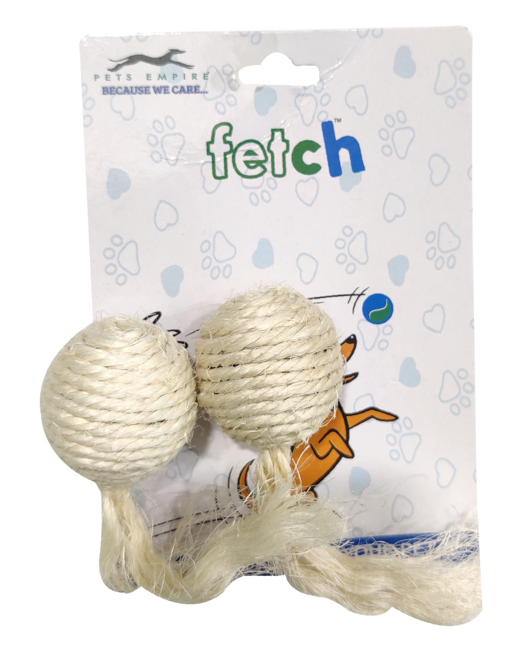 PETS EMPIRE Cat Sisal Hemp Ball Chic Teasing Cat Toy Pet Chewing Toy 2 Ball (B09MB5B336) Amazon Price History, Amazon Price Tracker