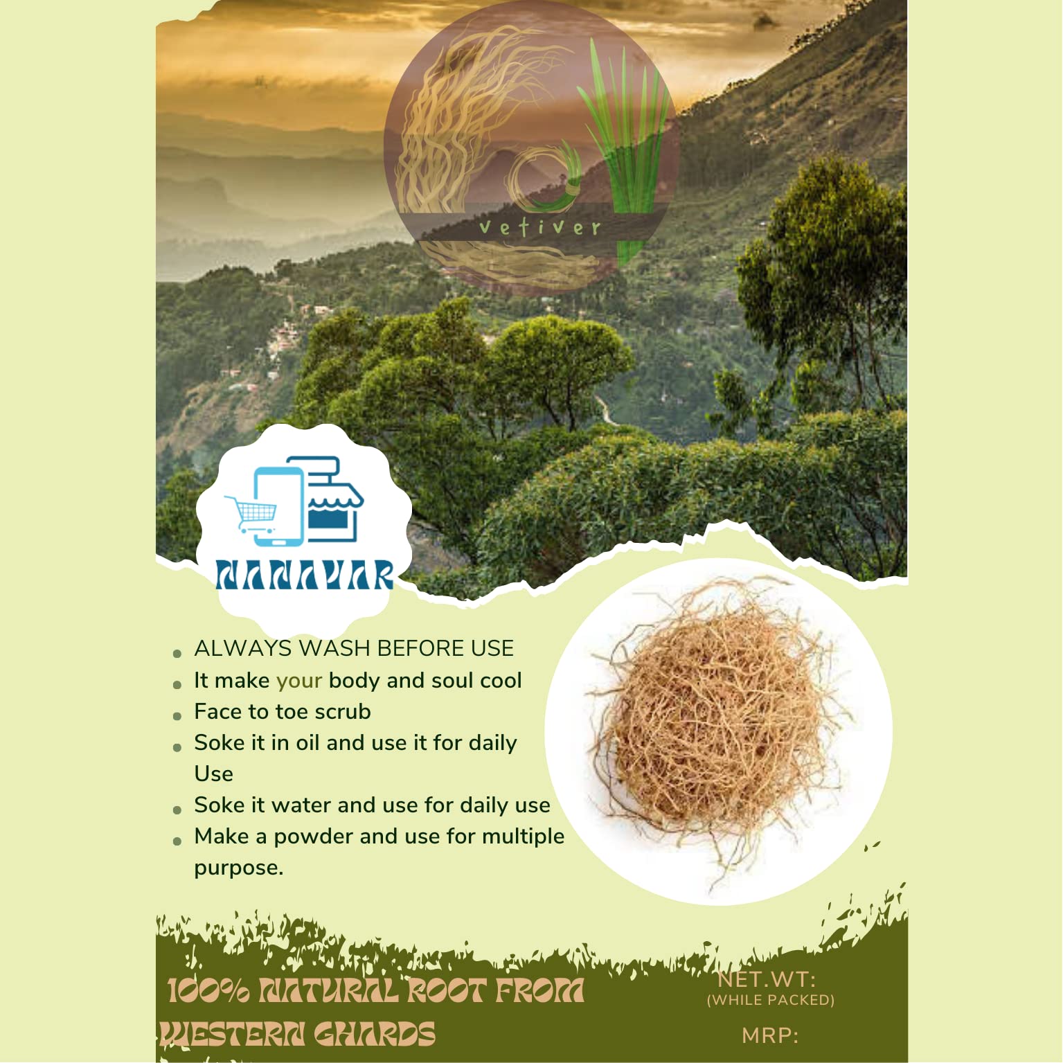 Vatti verlu Natural Grade A Organic Vetiver Roots - Vetiver Roots - Khus Root - Vetiveria - Zizanioides - Vala-Kas Ramacham vetiveru - Vetiver for drining water, face and body scrub, Oil making 450grm-image-38