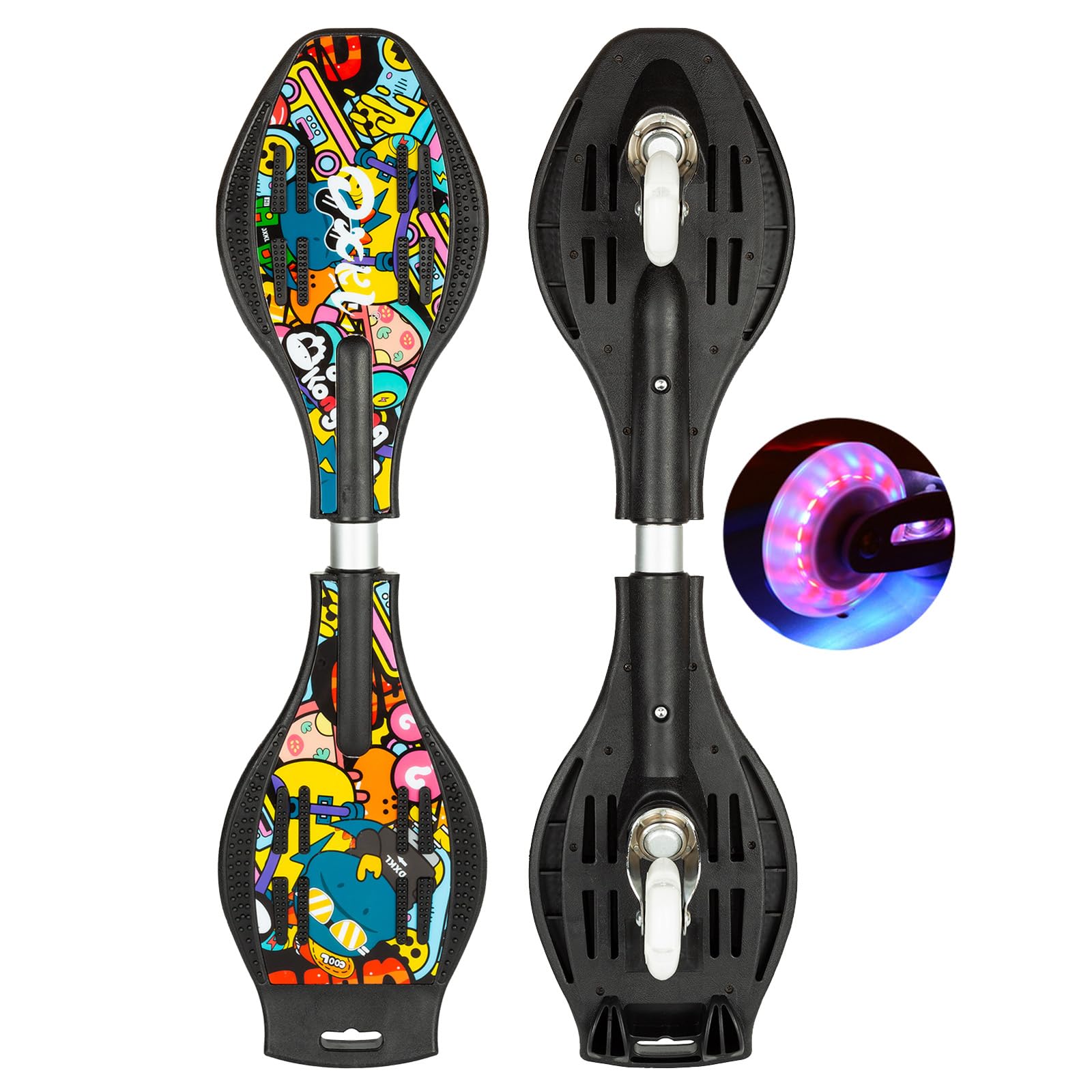Buy RipStik Caster Board, 2 Wheel Pivoting Skateboard with 360