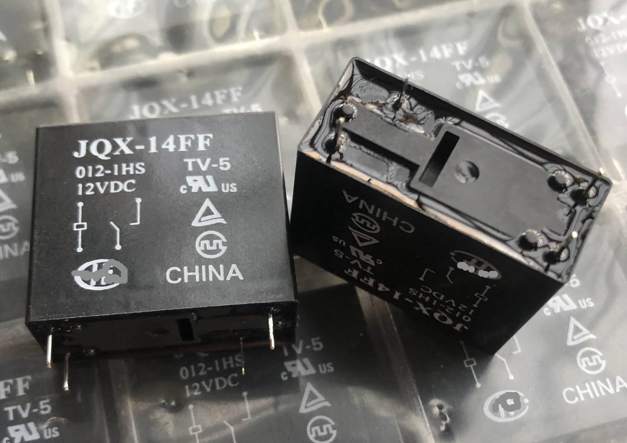 Relé JQX-14FF 012-1HS de 4 pines para reparar placas electrónicas y sustituir G2R-1A-4P de forma fácil 3