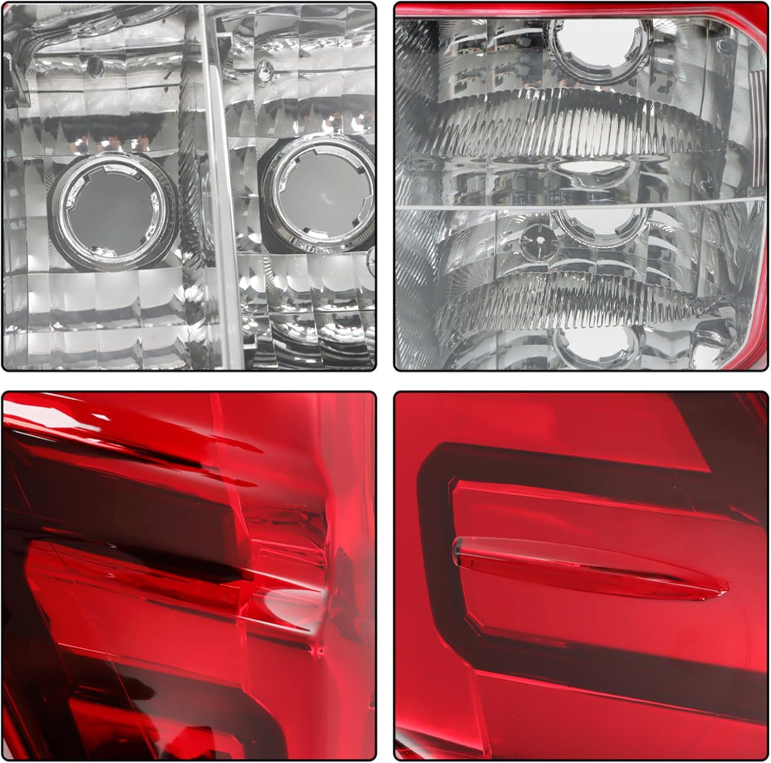 munirater Tail Light Assembly Right Side Replacement for Hilux Pickup Truck 2015-2020 RH Tail Lamp