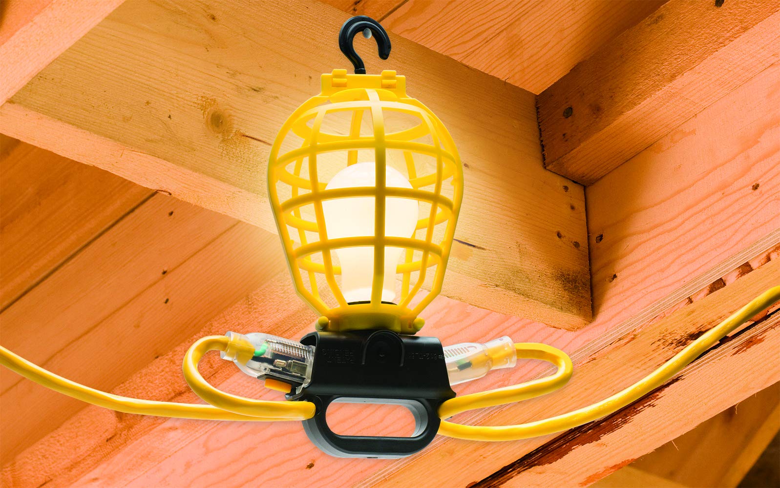 Serpentec 612-TL71 Linkable Task Light, Yellow/Black