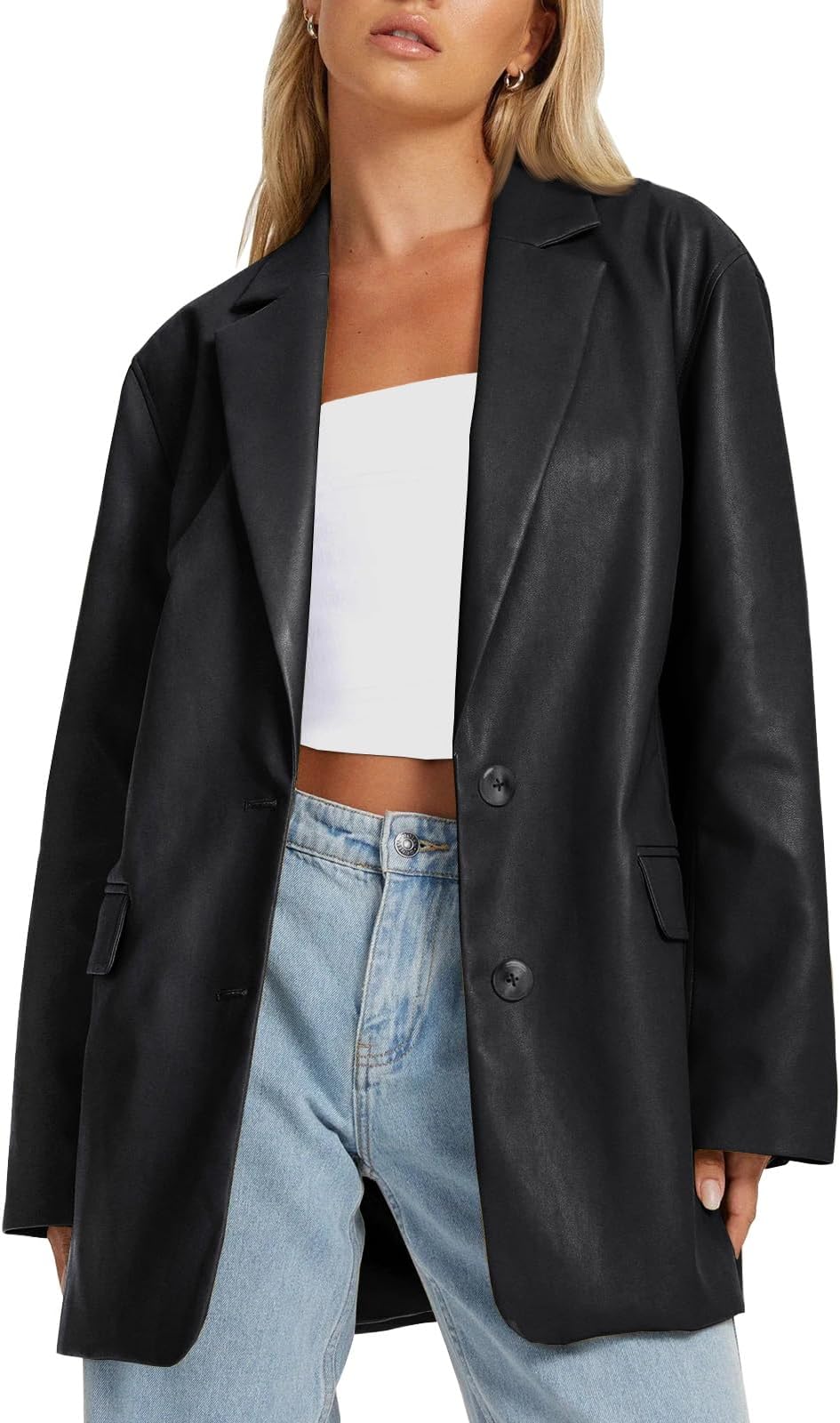 Womens Leather Jackets Faux Motorcycle Coats Bomber Outfits Fall Fashion Tops 2026 Winter Trendy Clothes