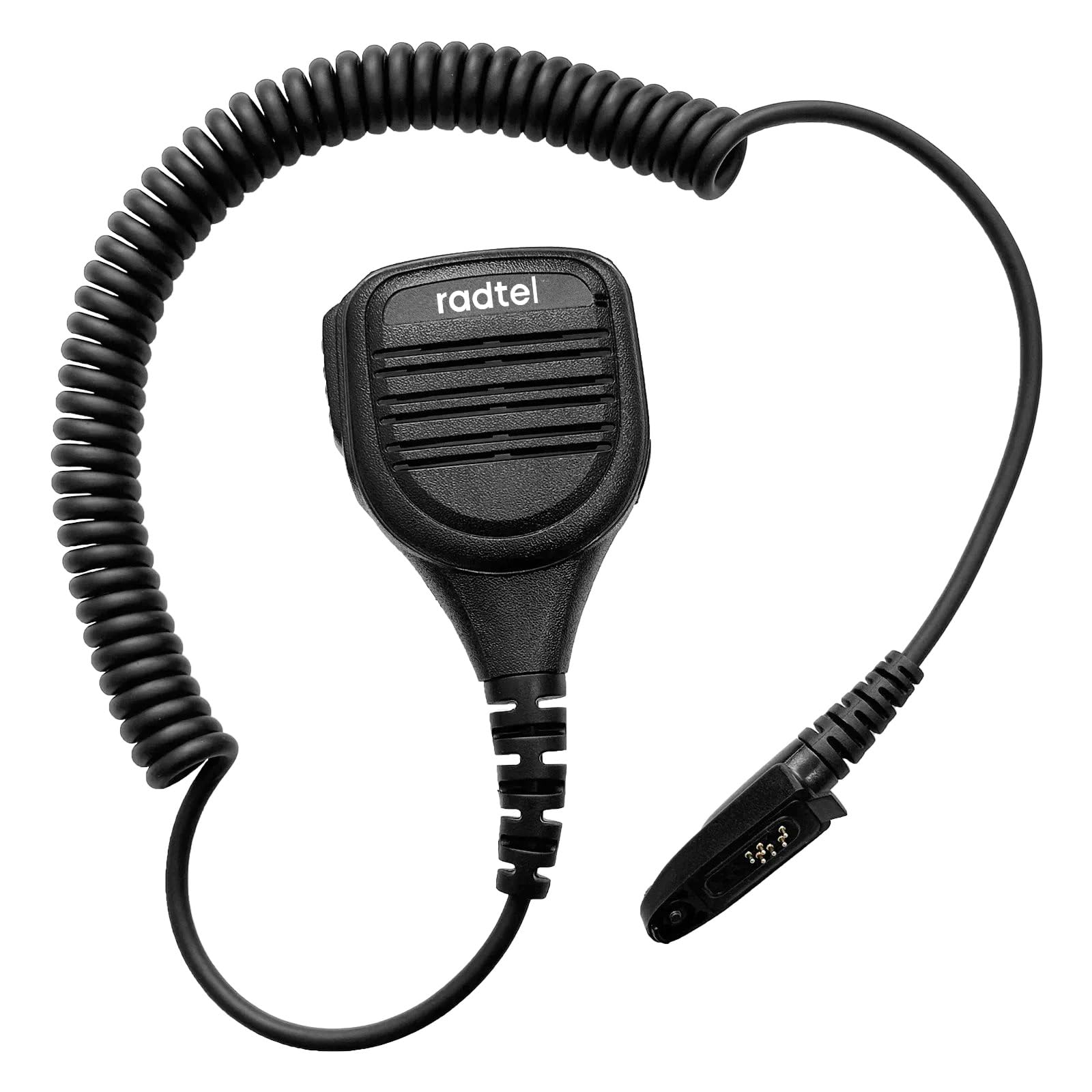 radtelHeavy Duty Waterproof Speaker Mic for RT-880 UV-98 Plus Radios, Noise-Cancelling Walkie Talkie Microphone Shoulder PTT Mic for RT-6D