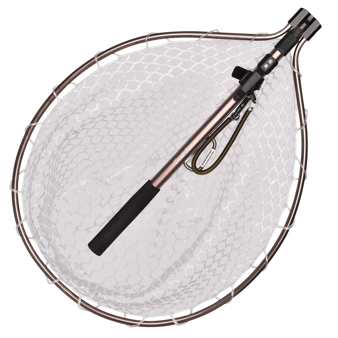 Trout Master River Rubber Flick Net 45 x 57 x 25 cm – Retino per trote, retino da pesca