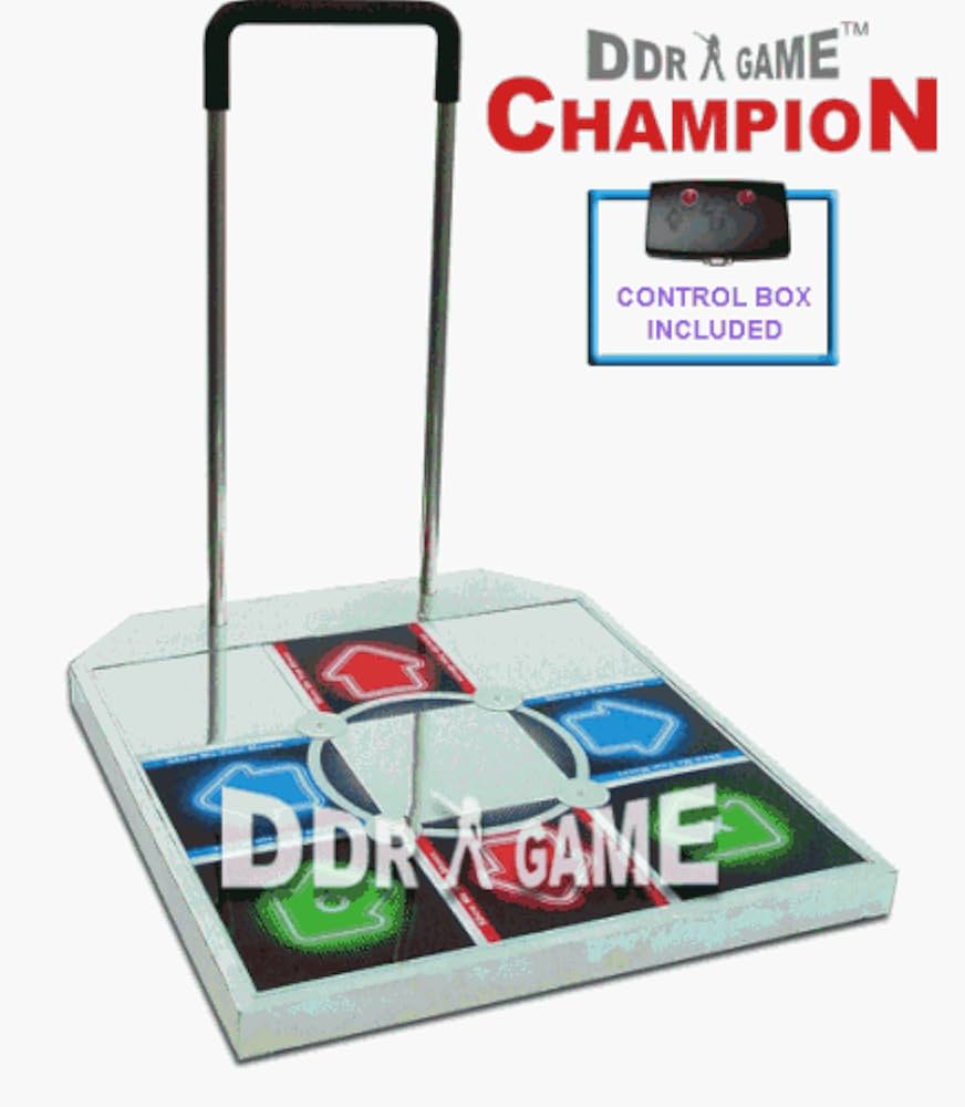 Amazon.com: PS2 Champion Metal Arcade Dance Pad with Handle