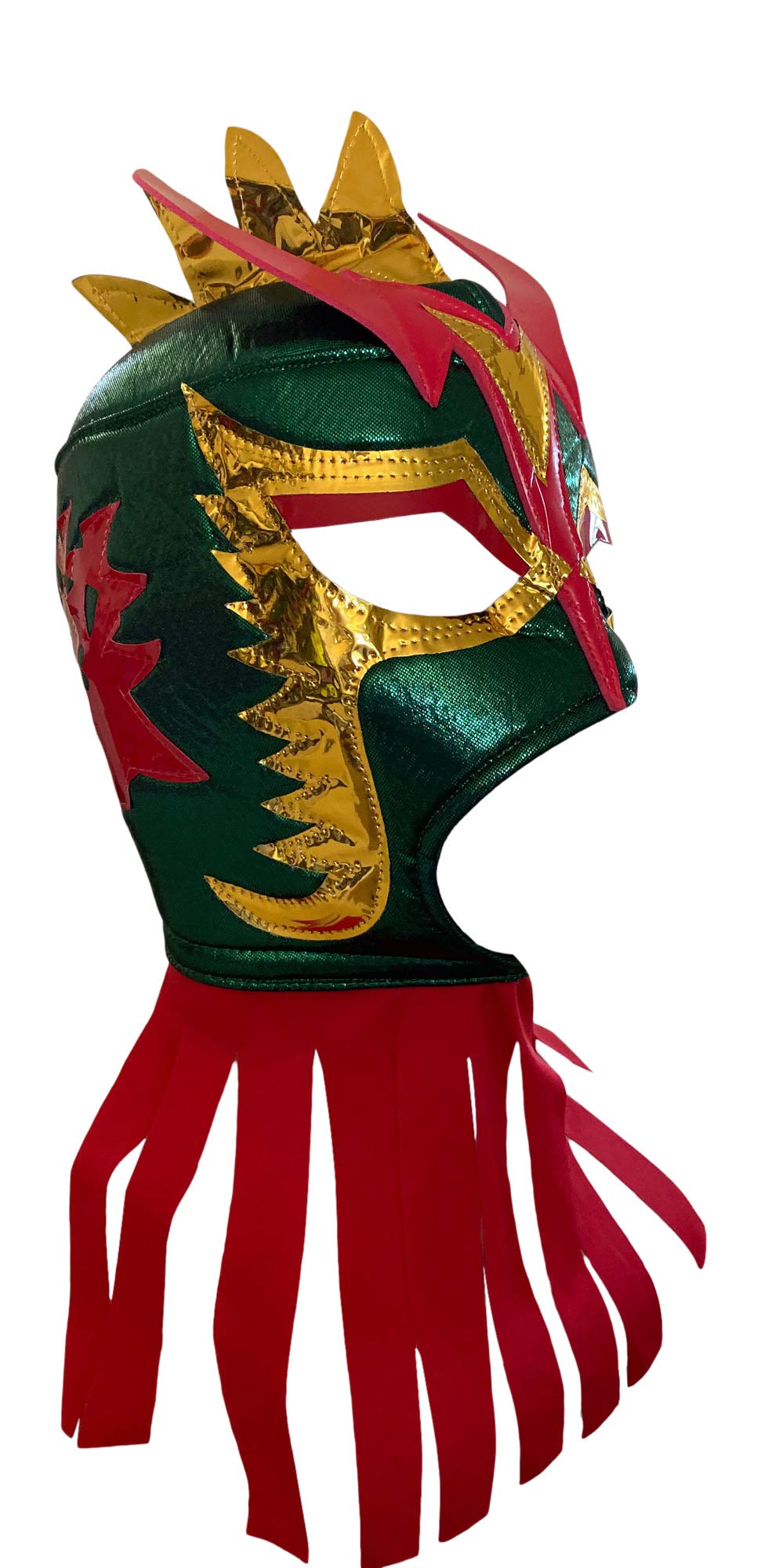 Mask ManiacULTIMO Dragon Adult Lucha Libre Wrestling Mask (pro-fit) Costume Wear - Green